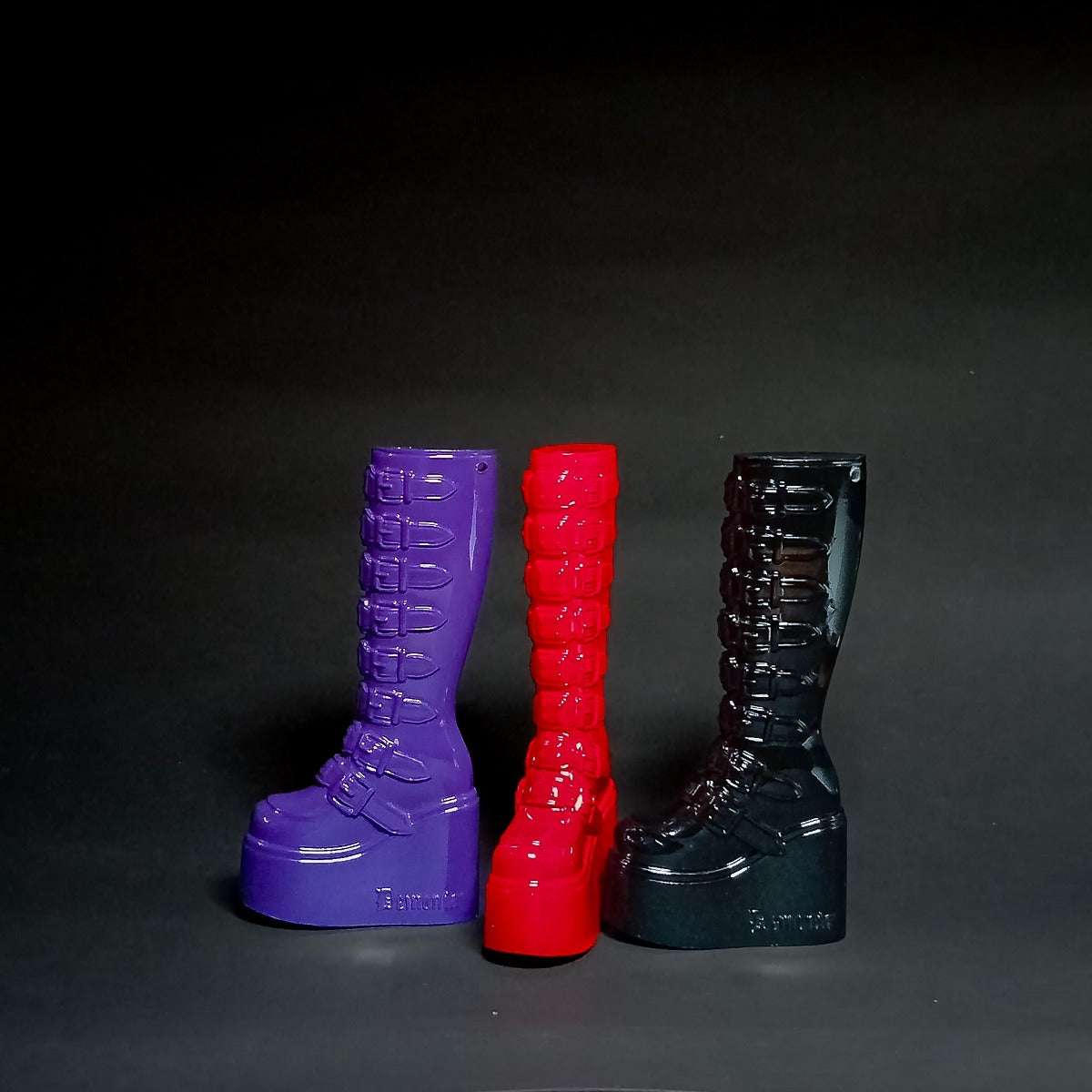 DemoniaCult Miniature Boots Ornament Set of 6