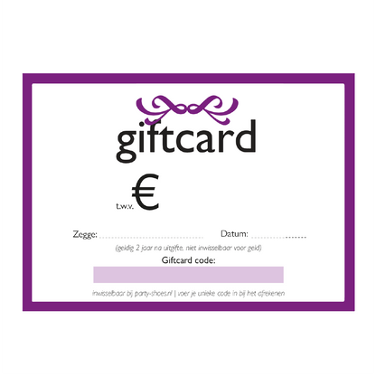 Party-shoes Giftcard