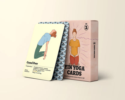 Yin Yoga Cards • SET 2 (expansion set) [Dutch]